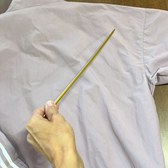 Adidas Originals Women’s 3-Stripe Track Jacket Mauve Pink Y2K 2000s Streetwear L - Picture 6 of 9